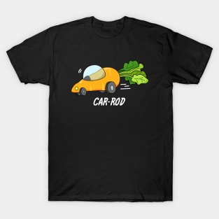 Car-Rod Cute Carrot Hot Rod Pun T-Shirt